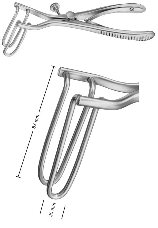 AE-EA826R, SIMS, RECTAL SPECULA FOR ADULTS, 83 x 20 MM 235 mm, 9 1/4"