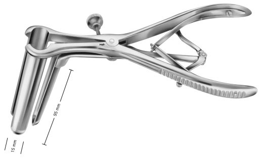 AE-EA843R, MATHIEU, RECTAL SPECULA 95 x 15 MM 215 mm, 8 1/2"