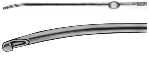AE-ER012R, RANDALL, ENDOMETRIAL BIOPSIE CURETTE LUER-LOCK 240 mm, 9 1/2"