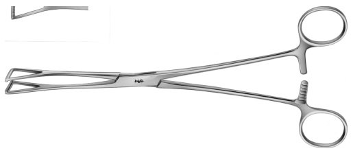AE-FB930R, DUVAL, LUNG GRASPING FORCEPS, INTESTINAL GRASPING FORCEPS, 230 mm, 9"