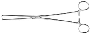 AE-EA018R, ALLIS, INTESTINAL GRASPING FORCEPS 5 x 6 TEETH, SLENDER PATTERN 255 mm, 10"