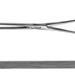 AE-EA130R, DOYEN, INTESTINAL CLAMP STRAIGHT, SOFT AND ELASTIC 240 mm, 9 1/2"