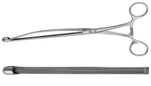 AE-EA176R, NUSSBAUM, INTESTINAL CLAMP STRAIGHT, SOFT AND ELASTIC 250 mm, 10