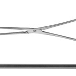 AE-EA206R, KOCHER, ATRAUMATA INTESTINAL CLAMP, STRAIGHT, VERY SOFT AND ELASTIC 280 mm, 11"