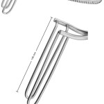 AE-EA829R, RECTAL SPECULA 140 MM x 20 MM 245 mm, 9 3/4"