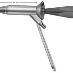 AE-EA875R, NAUNTON MORGAN, RECTAL SPECULA with connector for fibre light attachment 165 mm, 6 1/2"