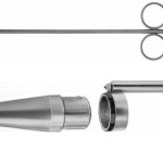 AE-EA991R, RUDD, HAEMORRHOIDAL LIGATOR with 100 ligature rubber rings 315 mm, 12 1/2"