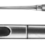 AE-ER016R, MÜNCHEN, ENDOMETRIAL BIOPSIE CURETTE 4MM 270 mm, 10 3/4"