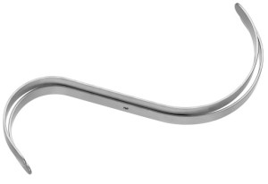 AE-MD076, HASSON S-RETRACTOR DOUBLE ENDED, 10MM 160 mm, 6 1/4
