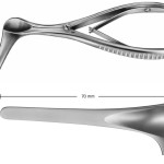 AE-OK093R, KILLIAN, NASAL SPECULA 70 x 7 MM, 145 mm, 5 1/2"
