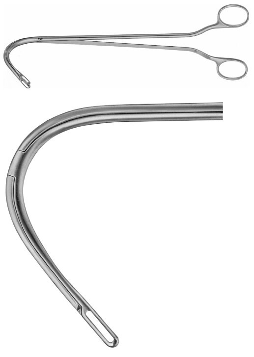 AE-EB246R, RANDALL, KIDNEY STONE FORCEPS BACKWARDS CURVED, EXTREMELY DELICATE PATTERN 230 mm, 9"