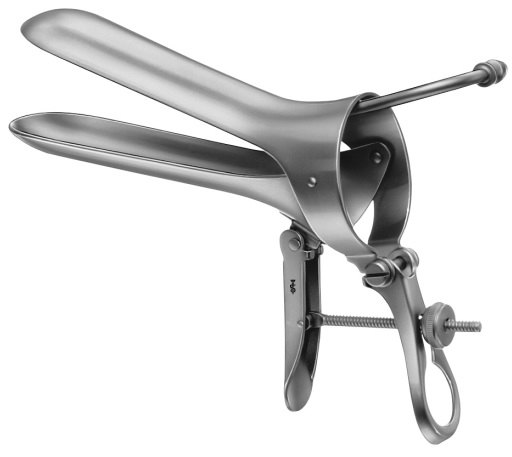 AE-EL080R, CUSCO, VAGINAL SPECULA with suction tube 107 x 29 mm