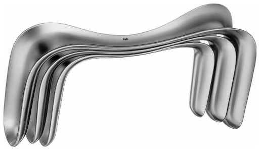 AE-EL408R, SIMS, VAGINAL SPECULA 75 x 30 MM 150 mm, 6"