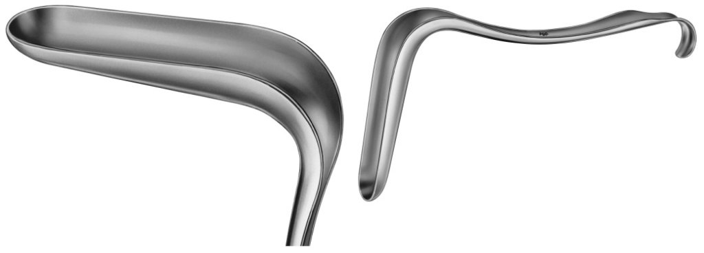 AE-EL448R, KRISTELLER, VAGINAL SPECULA 110X36 MM 225 mm, 9"