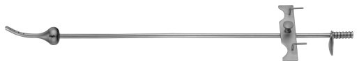 AE-ER874R, SPACKMAN, UTERINE IRRIGATION CATHETER with plate for uterine tenaculum forceps 360 mm, 14 1/4"
