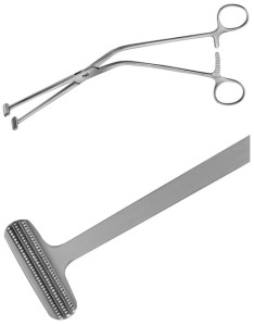 AE-EF164R, MILLIN, LOBE GRASPING FORCEPS 235 mm, 9 1/4"