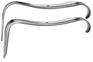 AE-EL420R, KRISTELLER, VAGINAL SPECULA 70X15 MM, FOR CHILDREN 170 mm, 6 3/4"