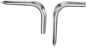 AE-EL440R, KRISTELLER VAGINAL SPECULA 70X15 MM 175 mm, 7"