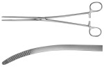 AE-EO082R, BOZEMANN, UTERINE DRESSING FORCEPS S-SHAPE 250 mm, 10"