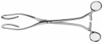 AE-EO407R, DARTIGUES, UTERINE ELEVATING FORCEPS KIDNEY ELEVATING FORCEPS 255 mm, 10"