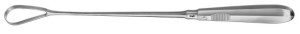 AE-ER628R, BUMM, PLACENTA- AND OVUM CURETTE FIGURE 3, 28,5 MM, BLUNT, MALLEABLE max. 310 mm, 12 3/8"