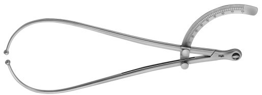 AE-ET073R, MARTIN, PELVIMETER GRADUATED IN CENTIMETERS