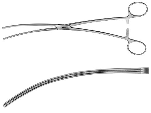 AE-FB472R, DE BAKEY, ATRAUMATA VASCULAR CLAMP 110 MM 300 mm, 12"