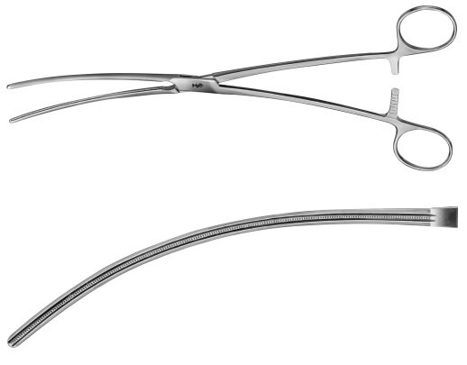 AE-FB473R, DE BAKEY, ATRAUMATA VASCULAR CLAMP 130 MM 315 mm, 12 1/2"