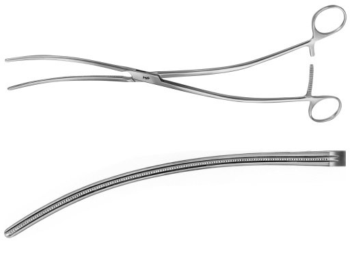 AE-FB475R, DE BAKEY, ATRAUMATA VASCULAR CLAMP 115 MM 300 mm, 12"