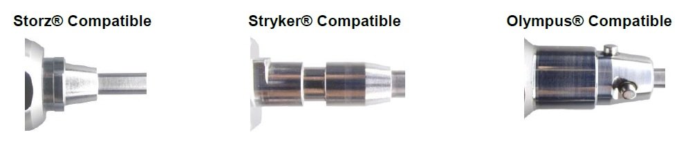 Storz® Compatible, Stryker® Compatible, Olympus® Compatible