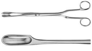 AE-ET302R, WINTER, PLACENTA AND OVUM FORCEPS FIGURE 2, STRAIGHT 290 mm, 11 1/2"