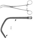 AE-FB500R, DE BAKEY, ATRAUMATA -VASCULAR CLAMP 38 MM 220 mm, 7 3/4"