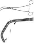 AE-FB506R, DE BAKEY-SATINSKY, ATRAUMATA -VASCULAR CLAMP 32 MM 235 mm, 9 1/4"