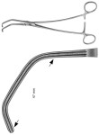 AE-FB508R, DE BAKEY- SATINSKY, ATRAUMATA -VASCULAR CLAMP 245 mm, 9 3/4"