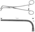 AE-FB517R, DE BAKEY, ATRAUMATA -VASCULAR CLAMP ANGLED 90°, 72 MM 255 mm, 10"