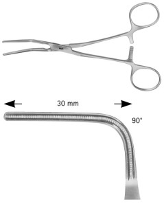 AE-FB569R, COOLEY, ATRAUMATA -VASCULAR CLAMP PEDIATRIC PATTERN 150 mm, 6"
