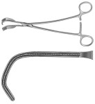 AE-FB587R, ALLENBERG, ATRAUMATA -VASCULAR CLAMP with retractor blades 235 mm, 9 1/4"