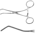 AE-FB705R, COOLEY, ATRAUMATA -VASCULAR CLAMP CURVED, 50 MM 120 mm, 4 3/4"