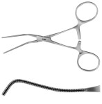 AE-FB706R, COOLEY, ATRAUMATA -VASCULAR CLAMP 52 MM 125 mm, 5"
