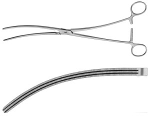 AE-FB764R, COOLEY, ATRAUMATA -VASCULAR CLAMP 115 MM 320 mm, 12 3/4"
