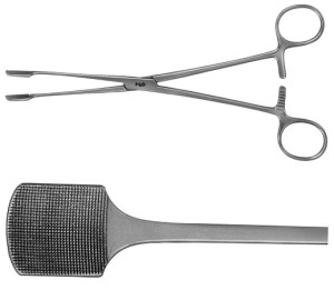 AE-FB940R, BORST, FIXATION CLAMP JAW 15X15MM 215 mm, 8 1/2"