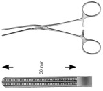 AE-FC300R, ATRAUMATA CLAMP JAW 30MM, STRAIGHT 150 mm, 6"