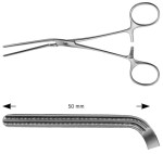 AE-FC314R, ATRAUMATA CLAMP JAW 50MM, 90 DEGREES, CURVED 135 mm, 5 1/4"
