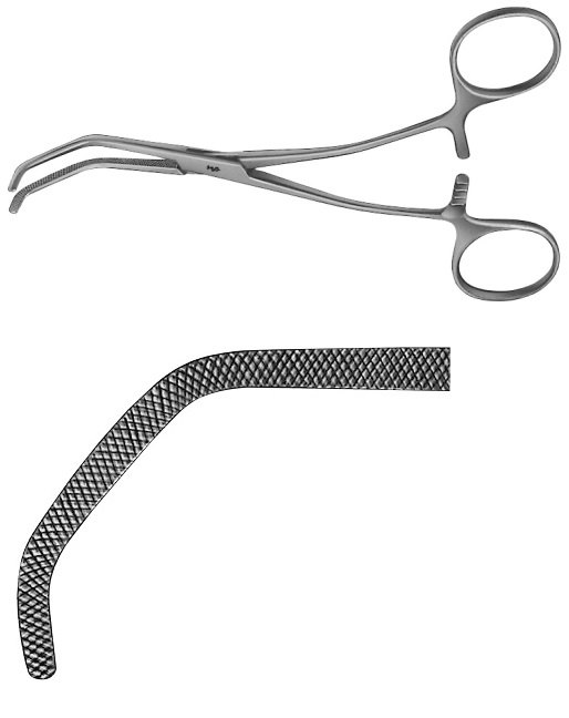 AE-FB600R, BABY- SATINSKY, ANASTOMOSIS CLAMP, 150 mm, 6"