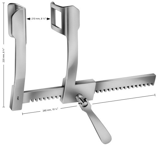 AE-FB804R, FINOCHIETTO, RIB SPREADER, BLADES 65X65 MM