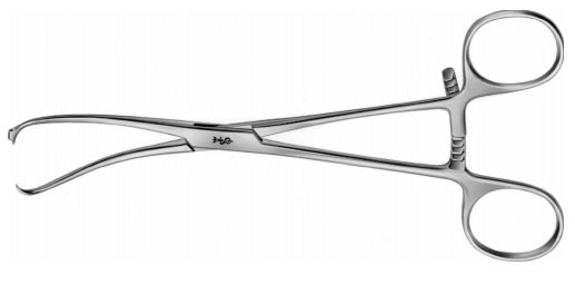 AE-FO106R, MEYER, REPOSITION FORCEPS with drill guide 1 mm, 170 mm, 6 3/4"