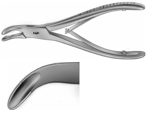 AE-FO410R, BONE RONGEUR, 140 mm, 5 1/2"