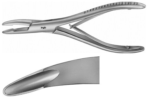 AE-FO455R, MEAD, BONE RONGEUR, 165 mm, 6 1/2"