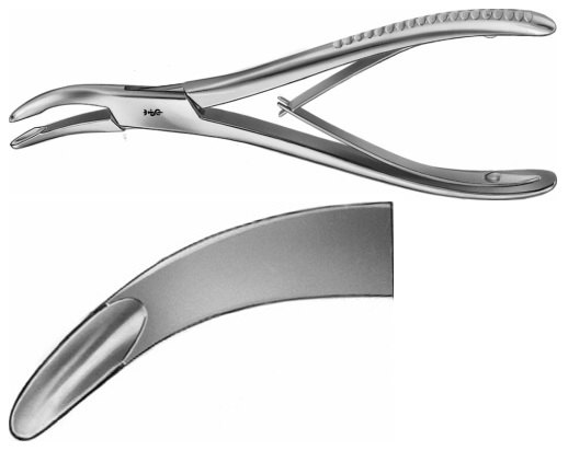 AE-FO457R, BANE- HARTMANN, BONE RONGEUR, 175 mm, 7"