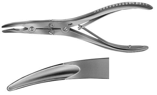 AE-FO502R, BÖHLER, BONE RONGEUR, 155 mm, 6"